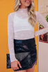 Star Embellished Sheer Mesh Long Sleeve Top